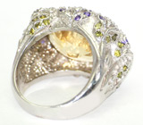 Великолепное кольцо с цитрином Серебро 925