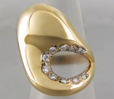 Необыкновенное кольцо с бриллиантами Золото
