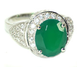 Великолепное кольцо с авантюрином Серебро 925