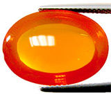 Огненный опал 19,75 карат! Красивый кабошон 