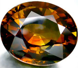 Крупный полихромный турмалин 16,94 карат 