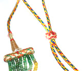 Радужное колье с изумрудами, сапфирами и рубинами Не указан