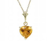 Кулон с цитрином