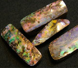 Набор из 4 болдер опалов 39,8 карат 