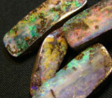 Набор из 4 болдер опалов 39,8 карат 