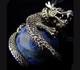 Крупный кулон «Дракон Хранитель» Серебро 925