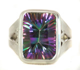 Эффектное кольцо с мистическим топазом Серебро 925