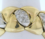 Эффектное кольцо с бриллиантами Золото