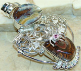 Кулон с австралийскими болдер опалами