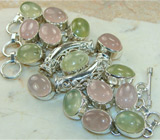 Авторский браслет в пастельных тонах