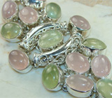 Авторский браслет в пастельных тонах Серебро 925