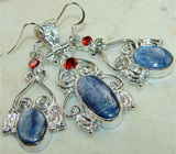 Эффектный комплект с кианитами Серебро 925