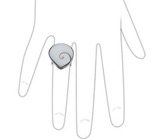 Кольцо с крупной раковиной SHIVA Серебро 925
