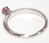 Кольцо с «красным изумрудом» — биксбитом Серебро 925