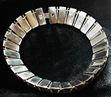 Великолепная мексиканская гривна! 255 грамм Серебро 925