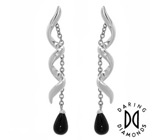 Гарнитур от Daring Diamonds с ониксом и бриллиантами