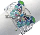 Браслет «Бабочка» Серебро 925