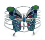 Браслет «Бабочка» Серебро 925