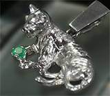 Ювелирный гарнитур "Кошечки" Серебро 925