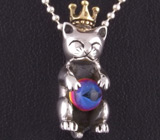 Изящная подвеска "Котенок" на цепочке