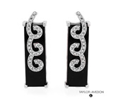 Серьги от Taylor Avedon с ониксом