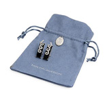 Серьги от Taylor Avedon с ониксом Серебро 925