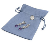 Серьги от Taylor Avedon с аметистами Серебро 925