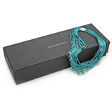 Бирюзовое колье от «Calgaro» Серебро 925