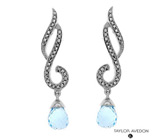 Серьги от Taylor Avedon с топазами