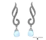 Серьги от Taylor Avedon с топазами Серебро 925