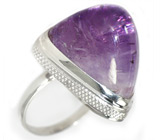 Авторское кольцо с аметистом Серебро 925