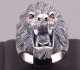 Перстень «Царь Зверей» с цитринами Серебро 925