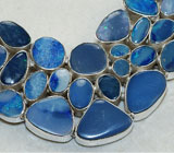 Колье с австралийскими опалами Серебро 925