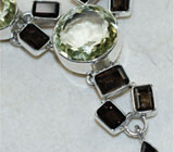 Элегантное колье с цитринами Серебро 925