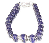 Браслет с сапфирами