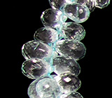 Ювелирный гарнитур с аквамаринами Серебро 925