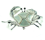 Брошь-кулон с перламутром Серебро 925