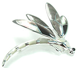 КРУПНАЯ брошь-кулон с радужным перламутром и эмалью Серебро 925