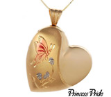 Медальон-сердце от Princess Pride на цепочке
