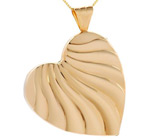 Медальон-сердце от Princess Pride на цепочке Золото