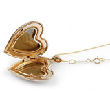 Медальон-сердце от Princess Pride на цепочке Золото
