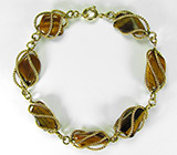 Оригинальный браслет с тигровым глазом