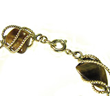 Оригинальный браслет с тигровым глазом Серебро 925