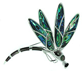 Яркая брошь-кулон с абалоном Серебро 925