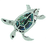 Интересная брошь-кулон с абалоном Серебро 925