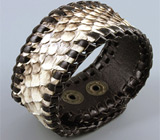 Браслет ручной работы из кожи кобры Не указан