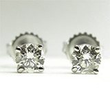 Серьги с бриллиантами 0,65 карат