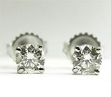 Серьги с бриллиантами 0,65 карат Золото