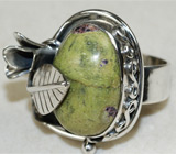 Кольцо со стичтайтом Серебро 925