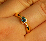 Великолепное кольцо с александритом Золото